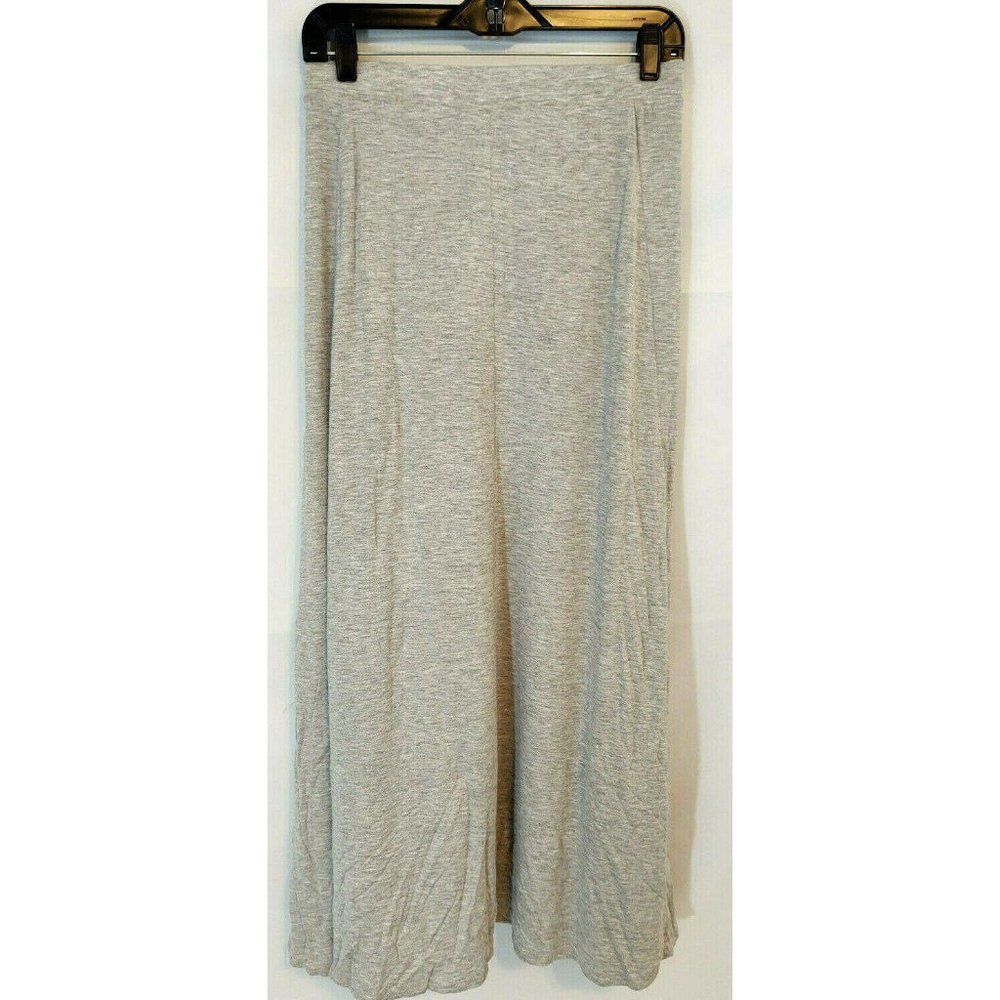 Roamans 1X 22/24 Plus Size Gray Maxi Skirt Casual - Picture 6 of 8